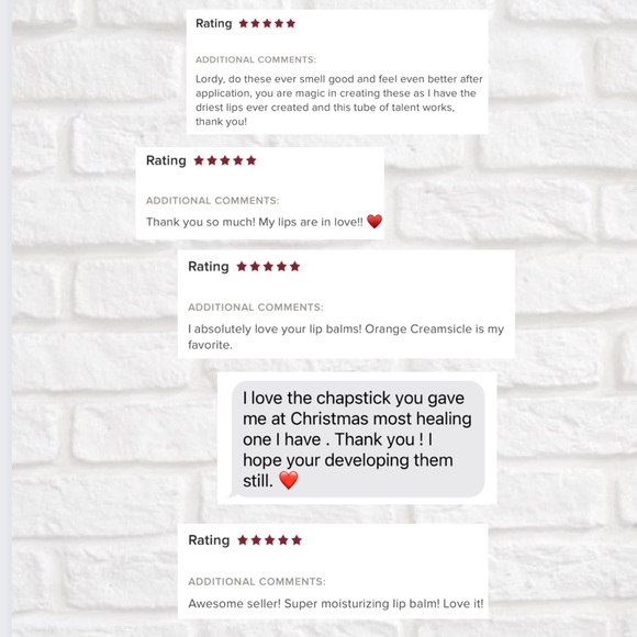 (3) Organic Handcrafted Lip Balms - Picture 2 of 6